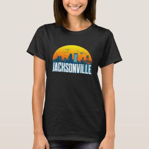 T-shirt Coucher de soleil sur le centre-ville de Jacksonvi