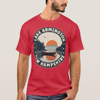 T-shirt Coucher de soleil sur le lac Armington New Hampshi