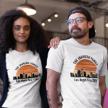 T-shirt Coucher de soleil sur le Strip de Las Vegas, vacan<br><div class="desc">T-shirts personnalisés sympas avec la skyline de Las Vegas au coucher du soleil pour vos vacances en famille ou pour un enterrement de vie de garçon dans la ville des lumières. Jouez de l'aube au crépuscule dans cette ville et gardez-en le souvenir avec ce souvenir.</div>