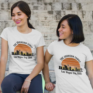 T-shirt Coucher de soleil sur le Strip de Las Vegas Vacanc