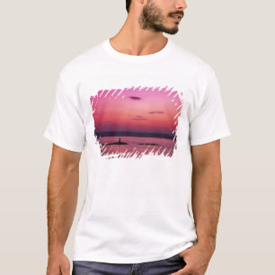 T-shirt Coucher de soleil sur l'île de Skye, depuis Mallai
