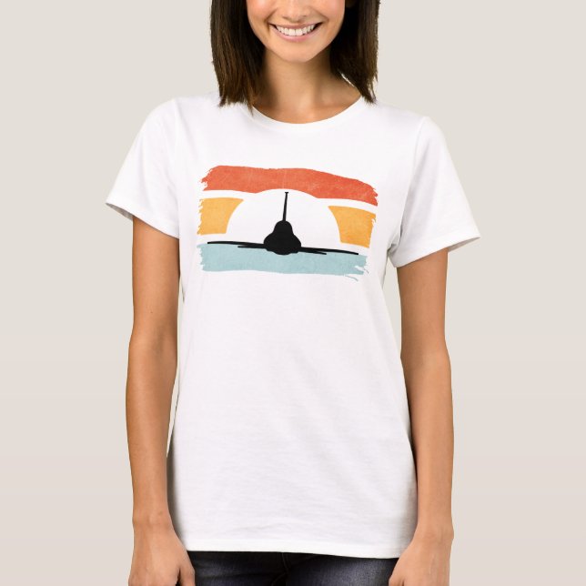 T-shirt Coucher de soleil T-38 lumineux (Devant)
