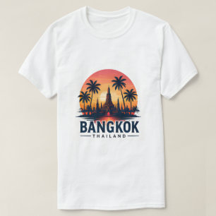 T-shirt Coucher de soleil tropical à Bangkok