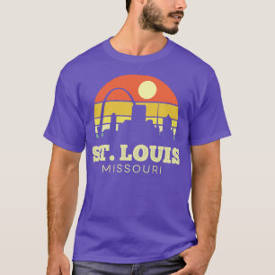 T-shirt Coucher de soleil Vintage de St Louis Missouri