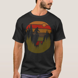 T-shirt Coucher de soleil Vintage rétro