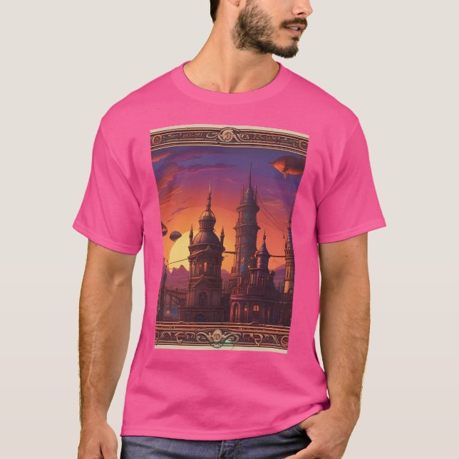 T-shirt Coucher du soleil (Devant)