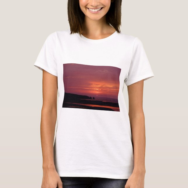 T-shirt coucher du soleil 3 (Devant)