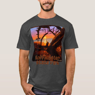T-shirt Coucher Du Soleil À Hoffmaster State Park Michigan