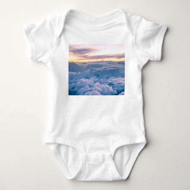 T-shirt Coucher du soleil aérien (Devant)