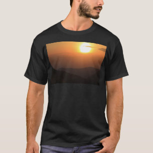 T-shirt Coucher Du Soleil Au Baseball Du Parc National Smo