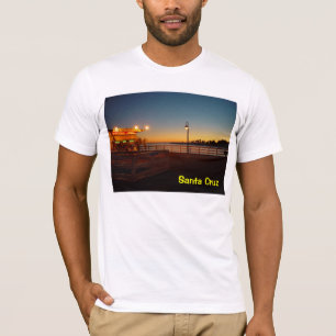 T-shirt Coucher du soleil au phare dans Santa Cruz -