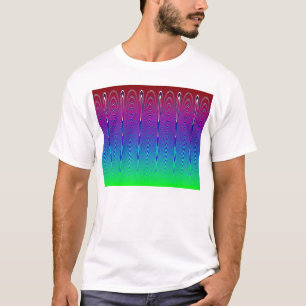 T-shirt Coucher du soleil bleu #6 ($$etAPP) de pixel