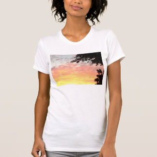 T-shirt Coucher du soleil coloré