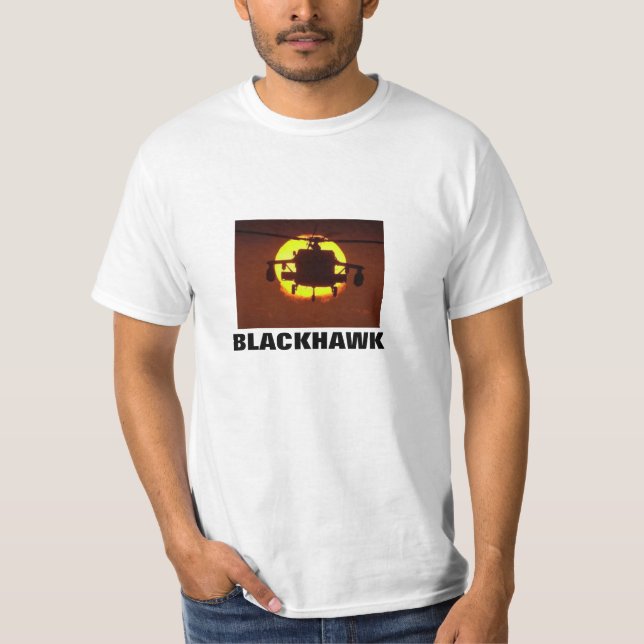T-SHIRT COUCHER DU SOLEIL DE BLACKHAWK (Devant)