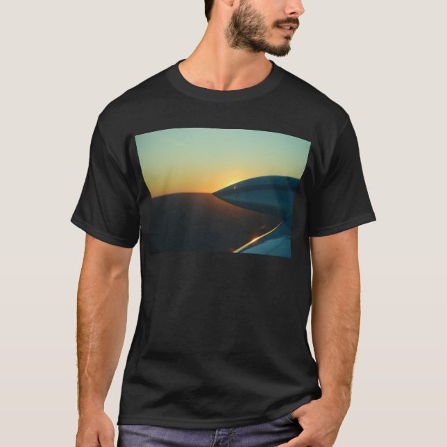 T-shirt Coucher du soleil de Cessna 310 (Devant)