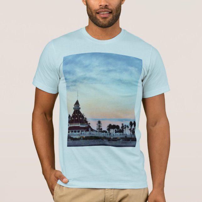 T-shirt Coucher du soleil de Del Coronado (Devant)