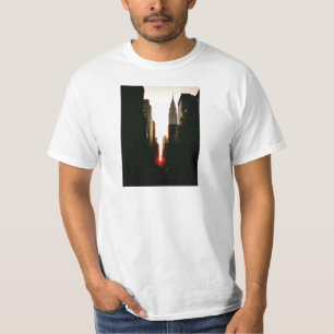 T-shirt Coucher du soleil de Manhattanhenge et la