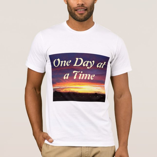 T-shirt Coucher du soleil lumineux ODAT (Devant)