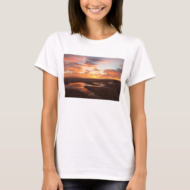 T-shirt Coucher du soleil sur la mer de Cortez (Devant)