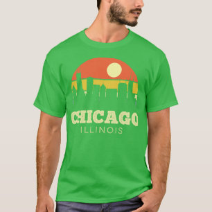 T-shirt Coucher Vintage de Chicago Illinois