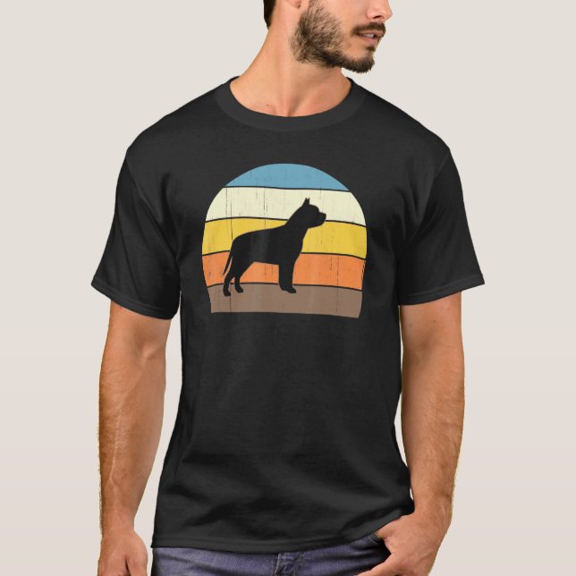 T-shirt Couchers Rétro Cool Pit Bulls - Super Propriétaire (Devant)