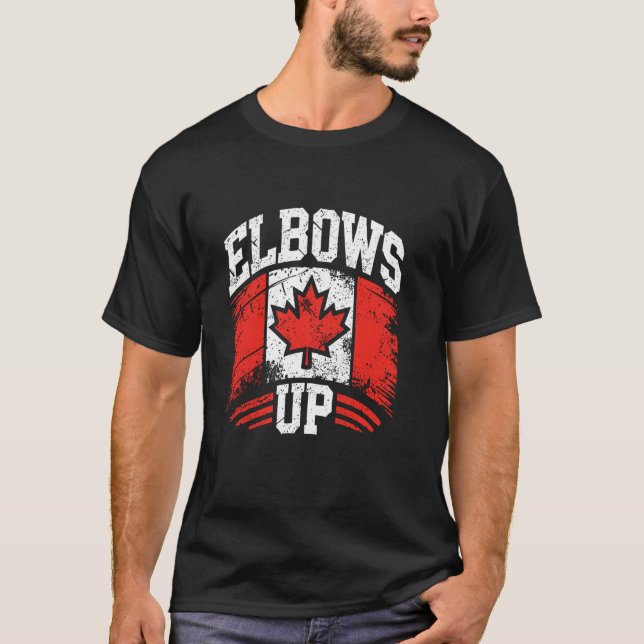 T-shirt Coudes levés (Devant)