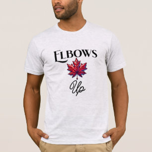T-shirt Coudes Pixel Art Up   Le soutien du Canada et Ally