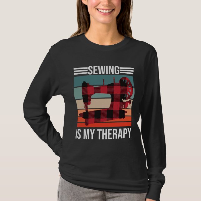 T-shirt Coudre est ma thérapie (Devant)
