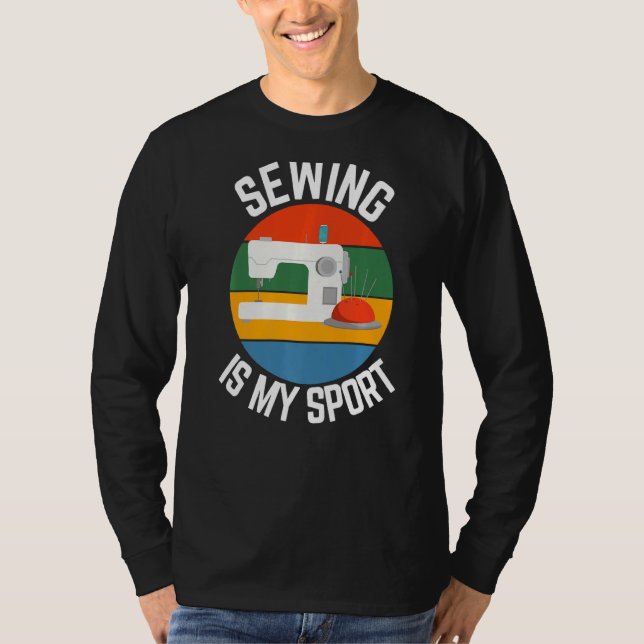 T-shirt Coudre Est Mon Sport, Amateurs De Needlework (Devant)