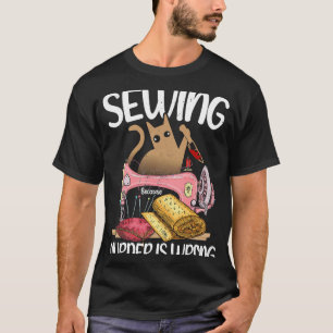 T-shirt Coudre Parce Que Le Meurtre Est Une Mauvaise Épura