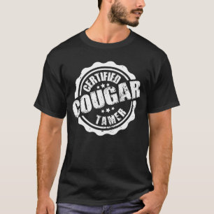 T-shirt Cougar Tamer Funny Hommes Certifié Cougar Tamer