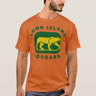 T-shirt Cougars de Long Island défunts Hockey NAHL 1973