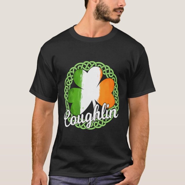T-shirt Coughlin Irish Nom de famille (Devant)
