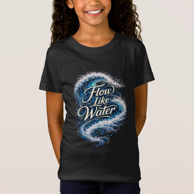 T-Shirt Couler comme l'eau (Devant)