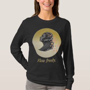 T-shirt Couler librement - Art de l'esprit océanique zen