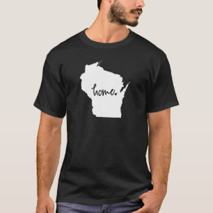 T-shirt Couleur à la maison de coutume du Wisconsin