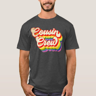 T-shirt Couleur arc-en-ciel de l'équipage Cousin pour garç
