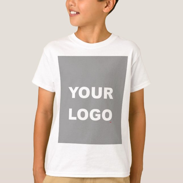 T-shirt Couleur blanche Ajouter votre image photo logo pho (Devant)