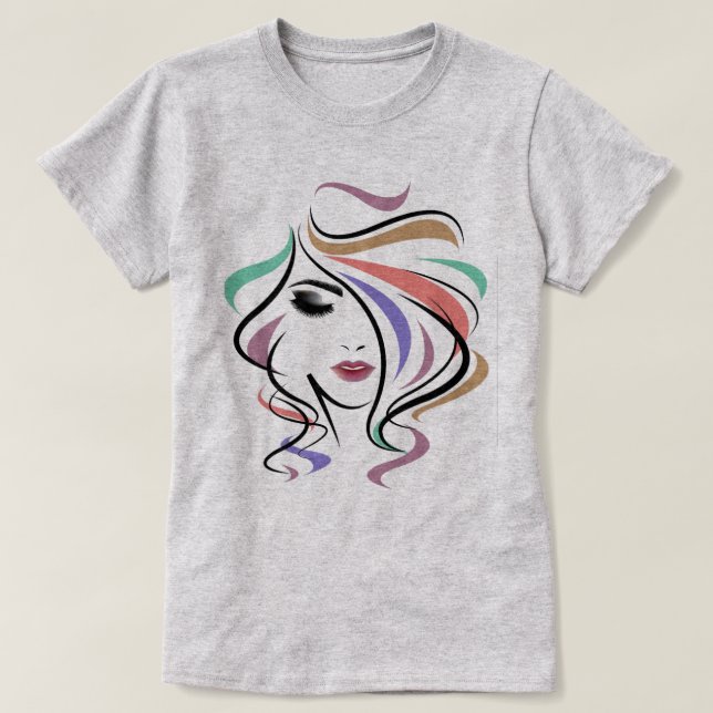 T-shirt couleur cheveux (Design devant)