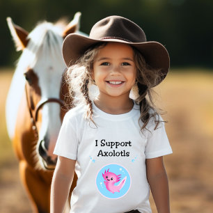 T-Shirt Couleur claire pour Axolotls mou violet I