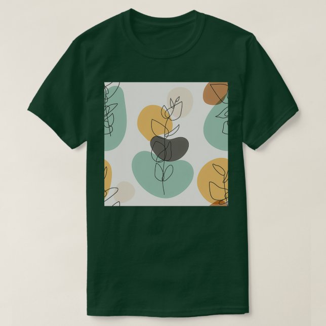 T-shirt Couleur d'art en trait (Design devant)