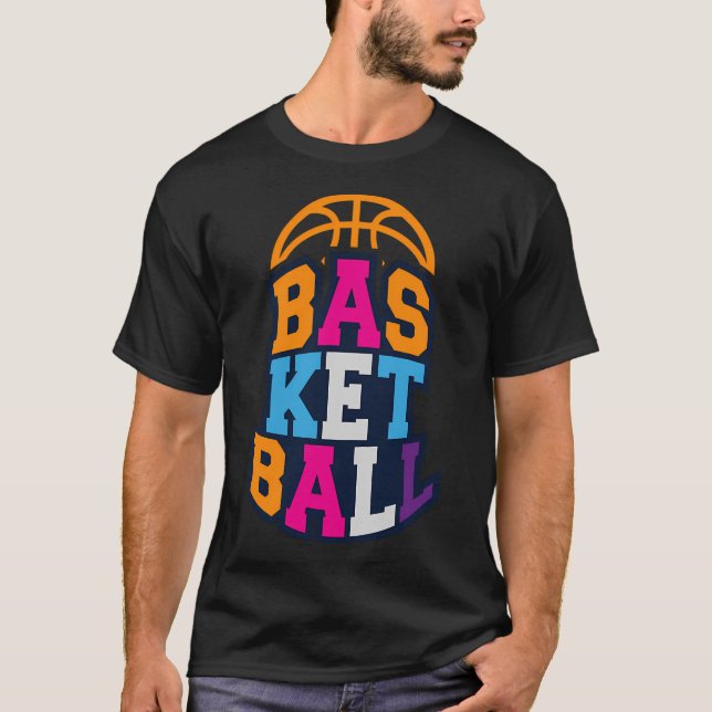 T-shirt couleur de basket (Devant)