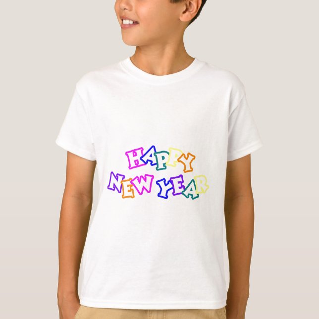 T-shirt Couleur de bonne année (Devant)
