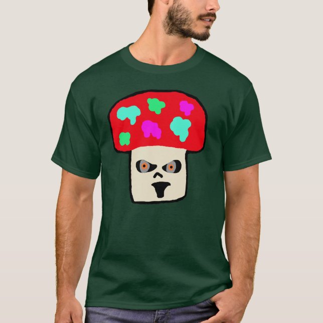 T-shirt couleur de champignon (Devant)