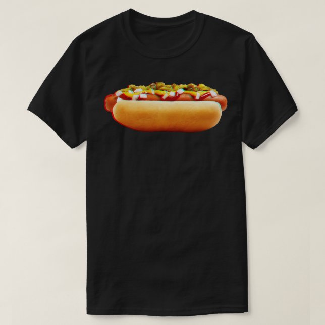 T-shirt Couleur de chien chaud 3D (Design devant)