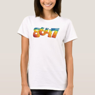 T-SHIRT COULEUR DE COURSE 8647 NUMÉROS ANTI TRUMP