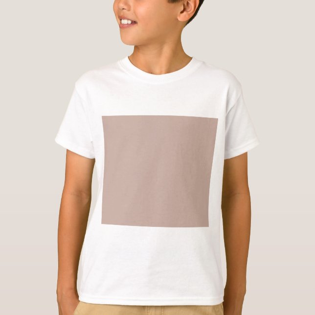 T-shirt Couleur de grès Tige Beige Uniquement (Devant)