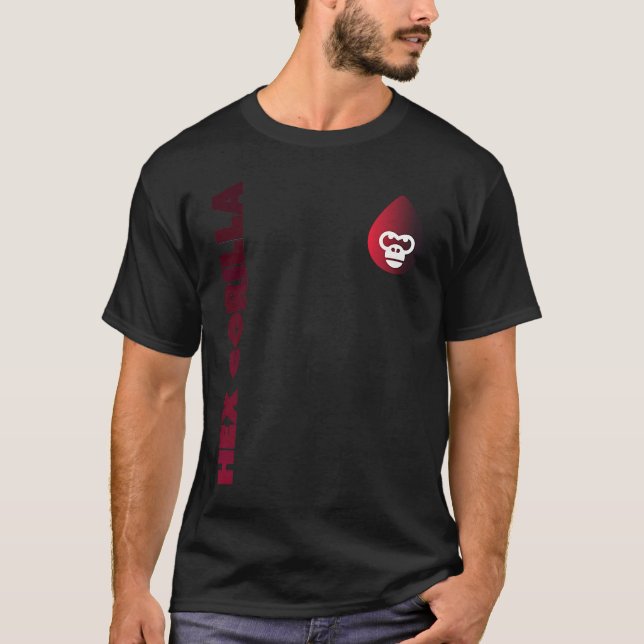 T-shirt Couleur de la gorille (Devant)