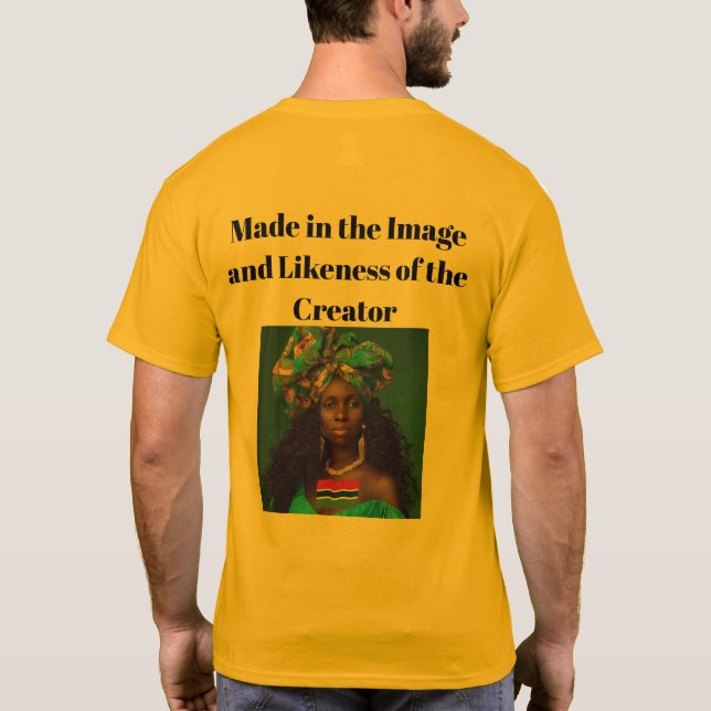 T-shirt Couleur de ma peau  (Dos)