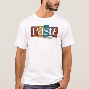 T-shirt Couleur de magazine de logo de bloc de pâte
